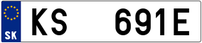 Truck License Plate